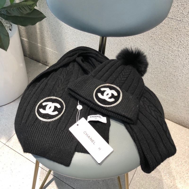 Chanel Caps Scarfs